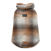 Риза за кучета Croci SHIRT FLANEL BEIGE - бежов цвят с райета